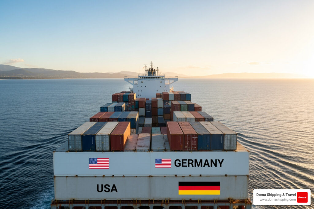 USA to Germany shipping