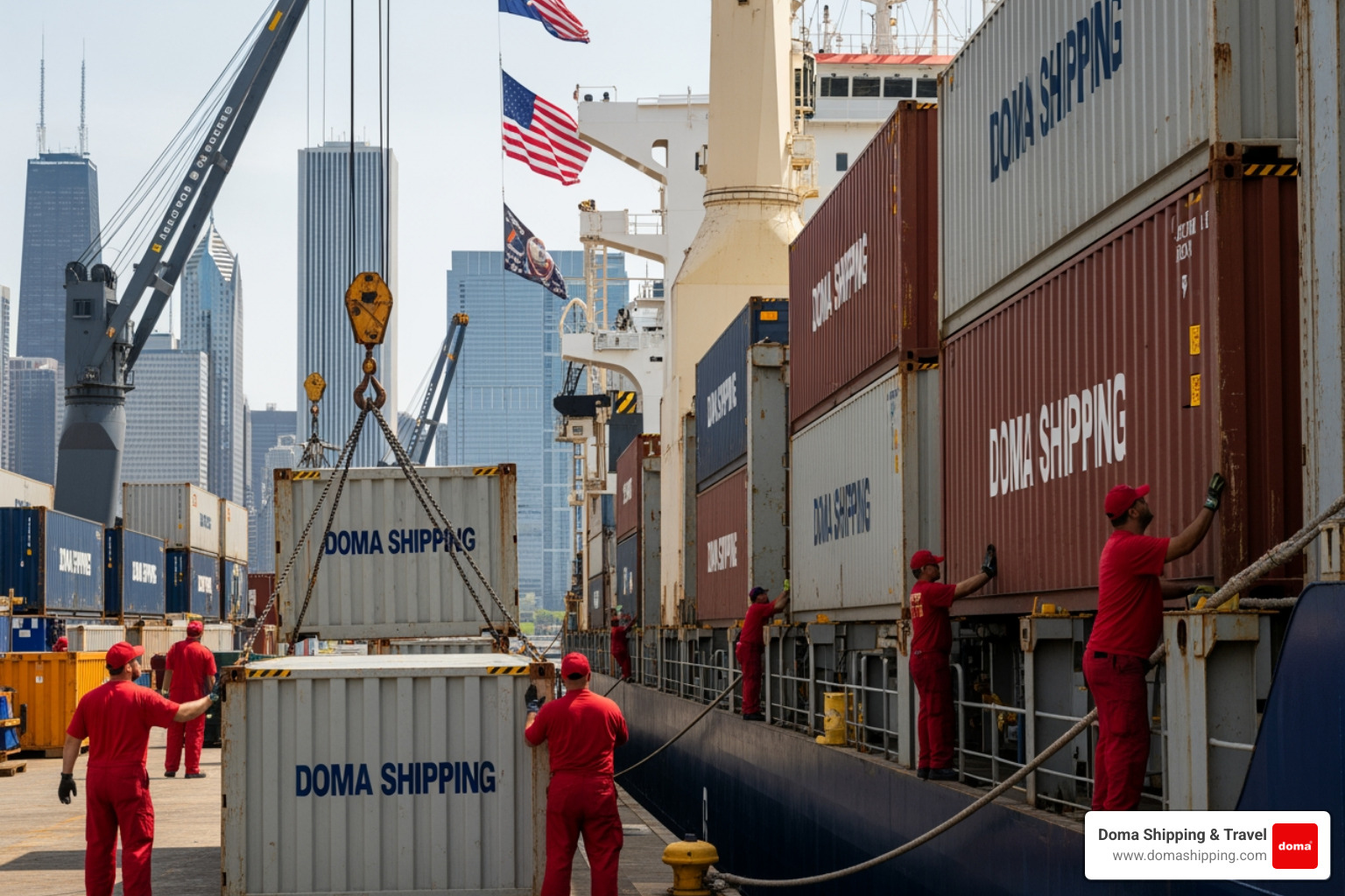 container shipping from Chicago