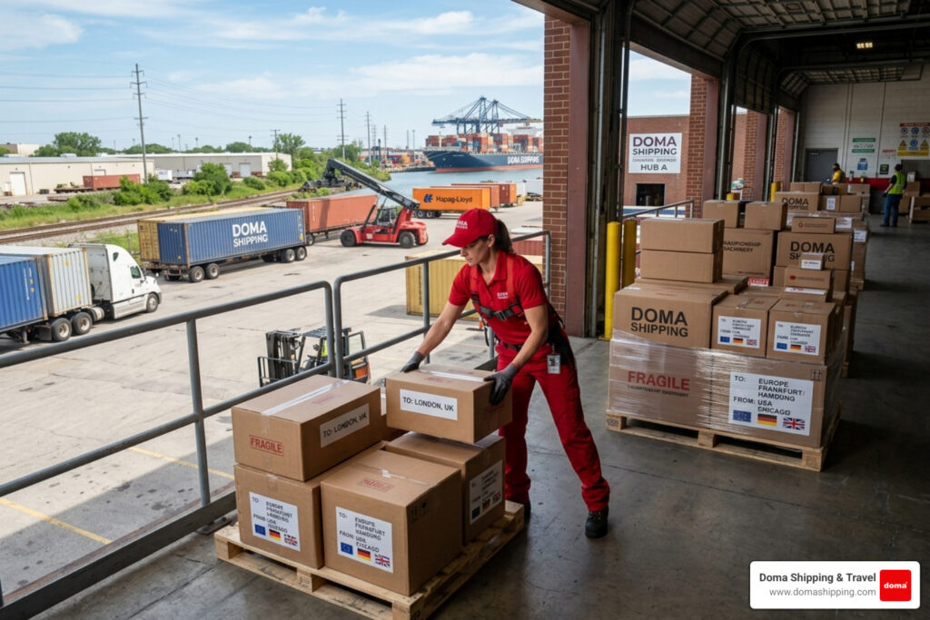 international parcel tracking from USA to Europe - international parcel tracking