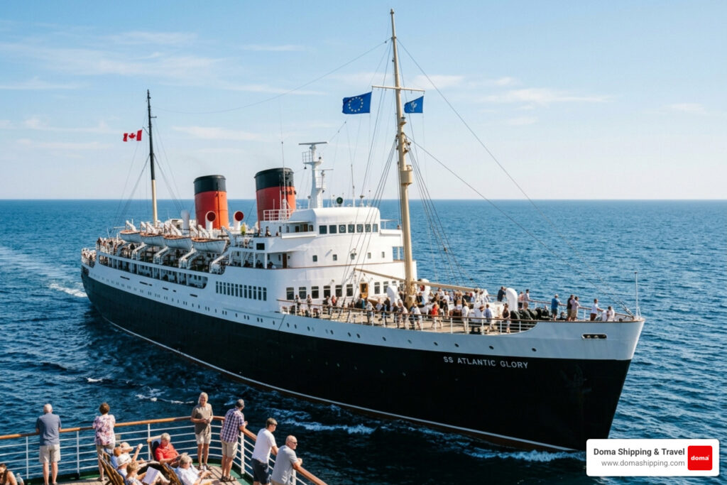 passenger ship from canada to europe