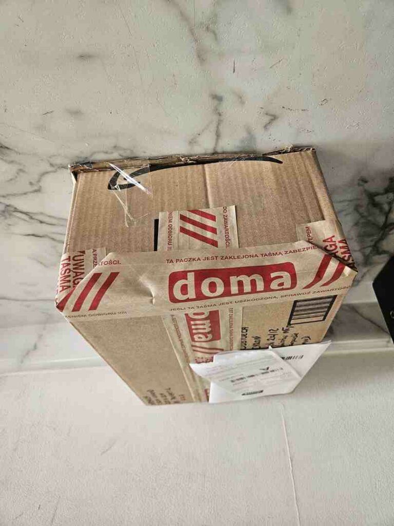 flat rate shipping overseas parcel prepared for international transit at Chicago warehouse